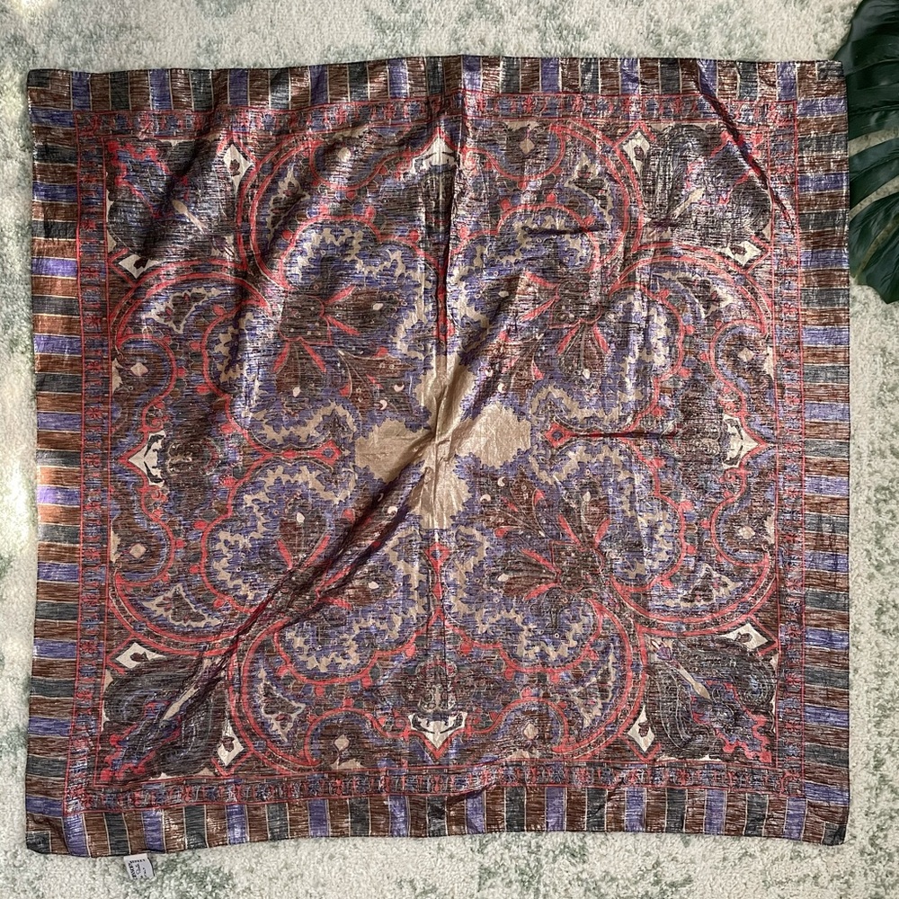 Oscar de la renta metallic made in Italy scarf